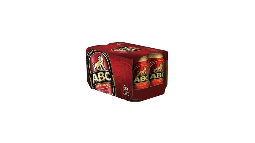 ABC Extra Stout Beer Can 6s x 323ml