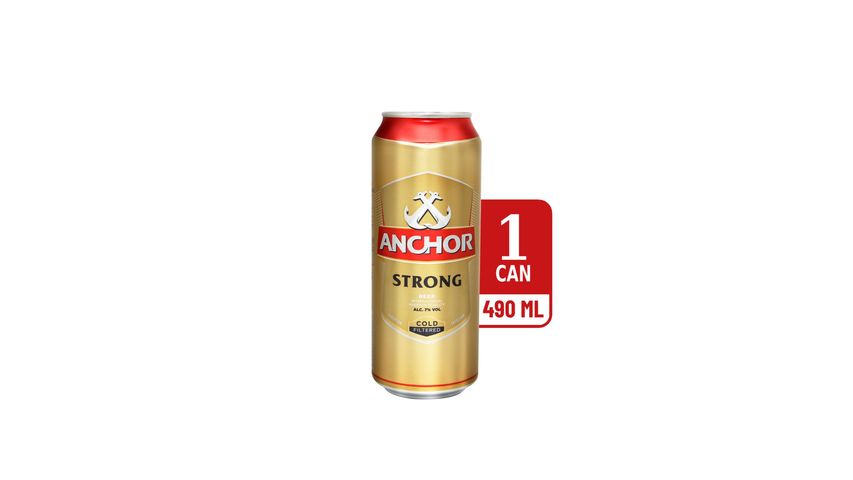 Anchor Strong Pilsner Beer Can 490ml