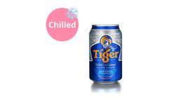 Tiger Lager Beer Chilled Can 320ml