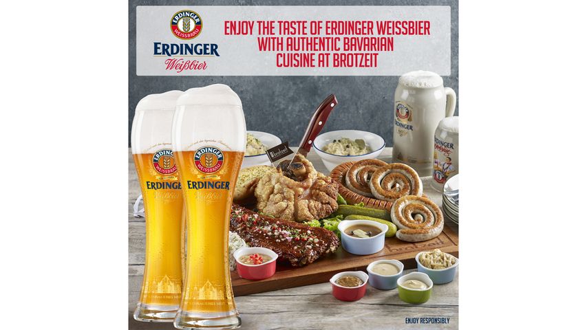 Erdinger Weissbier Wheat Beer Can 4 x 500ml