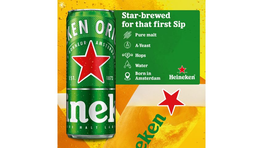 53030002 Heineken 6s Can | 6x330 毫升