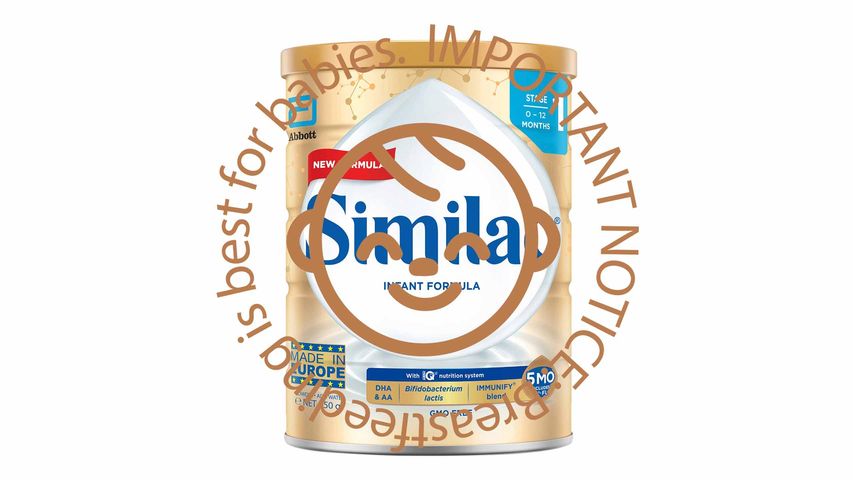 Similac 5MO Stage 1 Infant Milk Formula (0-12 Months) 850g