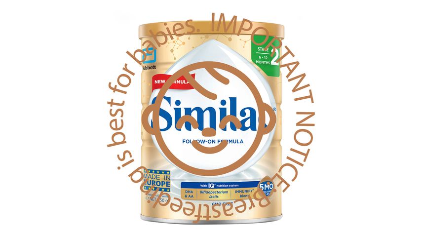 Similac 5MO Stage 2 Follow-on Milk Powder Formula (6+ Months) 850g