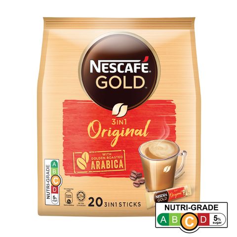 Nescafe Gold 3-in-1 Coffee, 20x24g