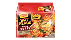 Maggi Hot Heads Pedas Giler Spicy Curry Instant Noodles 5pcs x 79g