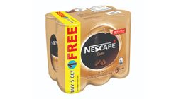 Nescafe Latte Low Fat Milk Coffee Drink Can 6s x 240ml