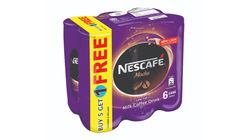 Nescafe Mocha Low Fat Milk Coffee Drink Can 6s x 240ml