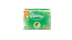 Kleenex Refreshing Hand & Face Moist Wipes 3 x 20s