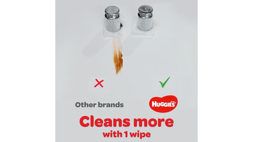 Huggies Nourishing Clean Baby Wipes 3 x 72s