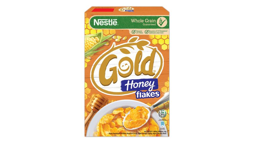 NESTLE HONEY GOLD CORNFLAKES Cereal 370g
