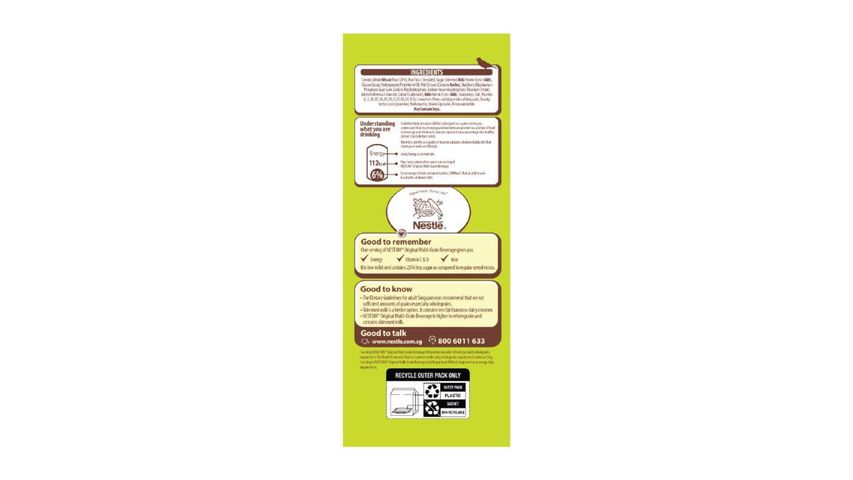 Nestum 3-in-1 Original Cereal Milk Drink Sachet 15s x 28g