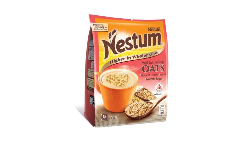 Nestum 3-in-1 Oats Cereal Milk Drink Satchet 15s x 30g