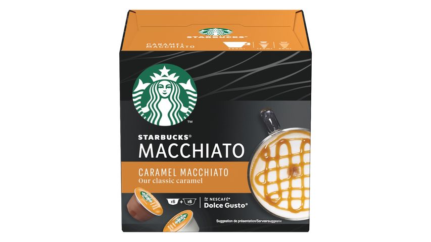 Starbucks Caramel Macchiato by NESCAFE Dolce Gusto Coffee Capsules 6s