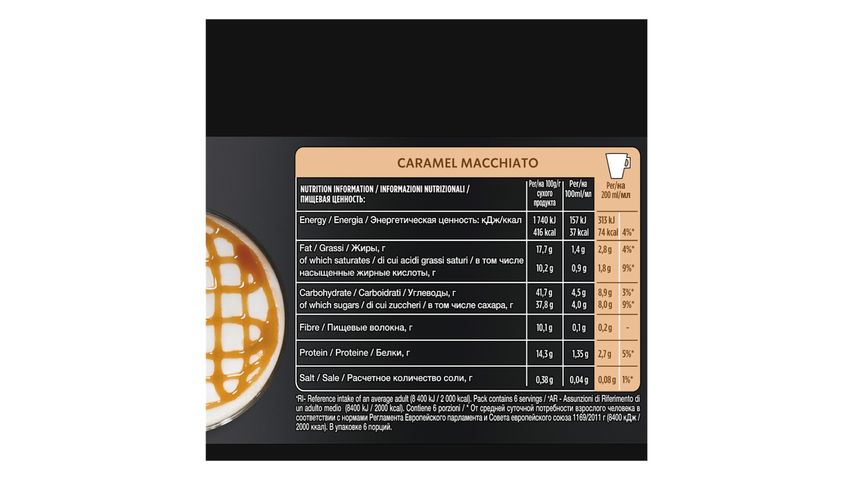 Starbucks Caramel Macchiato by NESCAFE Dolce Gusto Coffee Capsules 6s
