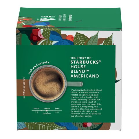 Starbucks House Blend Americano by NESCAFE Dolce Gusto Coffee Capsules 12s