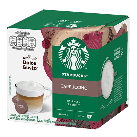 Starbucks Cappuccino by NESCAFE Dolce Gusto Coffee Capsules 6s