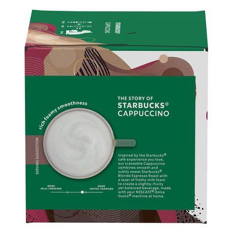 Starbucks Cappuccino by NESCAFE Dolce Gusto Coffee Capsules 6s