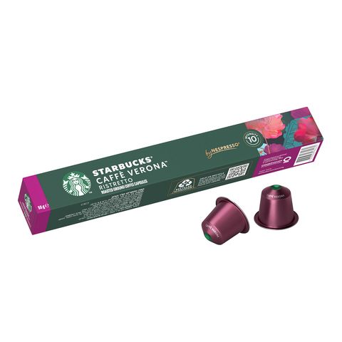 Starbucks Caffe Verona By Nespresso Coffee Capsules 10 Pieces