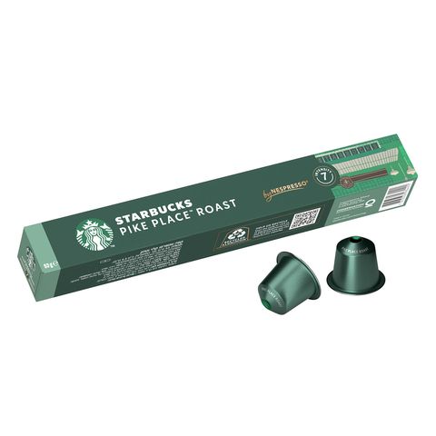 Starbucks Pike Place Lungo by NESPRESSO Coffee Capsules / Coffee Pods 10 Servings