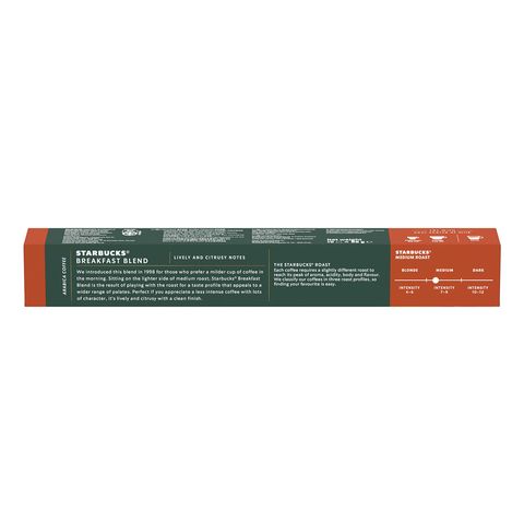 Starbucks by NESPRESSO Breakfast Blend 10pcs