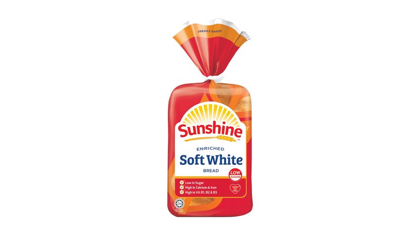 Sunshine Enriched Soft White Bread 400g