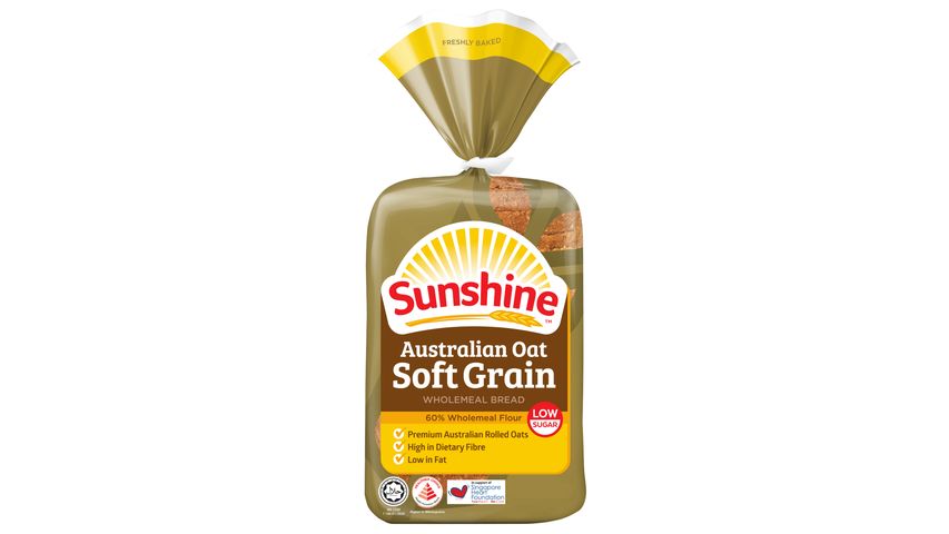 Sunshine Australian Oat Soft Grain Wholemeal Bread 400g