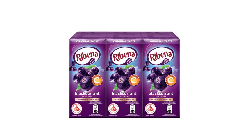 Ribena Blackcurrant Fruit Drink 6s x 200ml