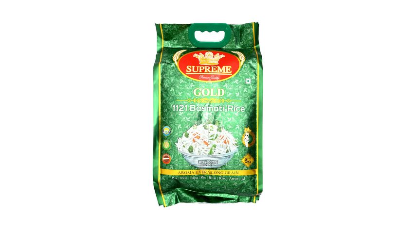 Supreme Gold 1121 Basmati Rice 5kg