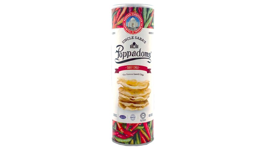 Uncle Saba's Poppadoms - Sweet Chilli 70g