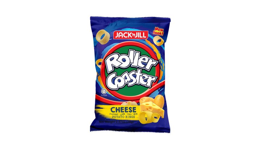 Roller Coaster Potato Rings - Cheese 70g