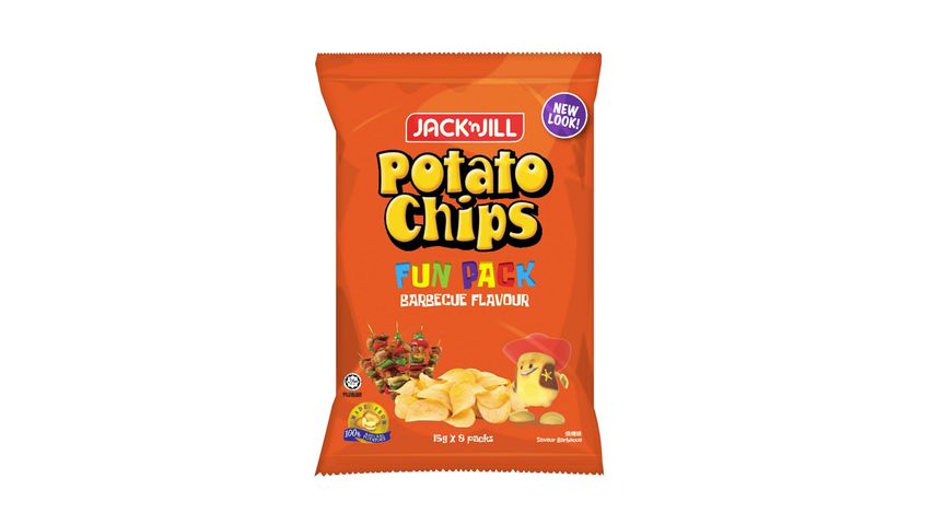 Jack 'n Jill Potato Chips  Fun Pack Barbecue 8s x 15g