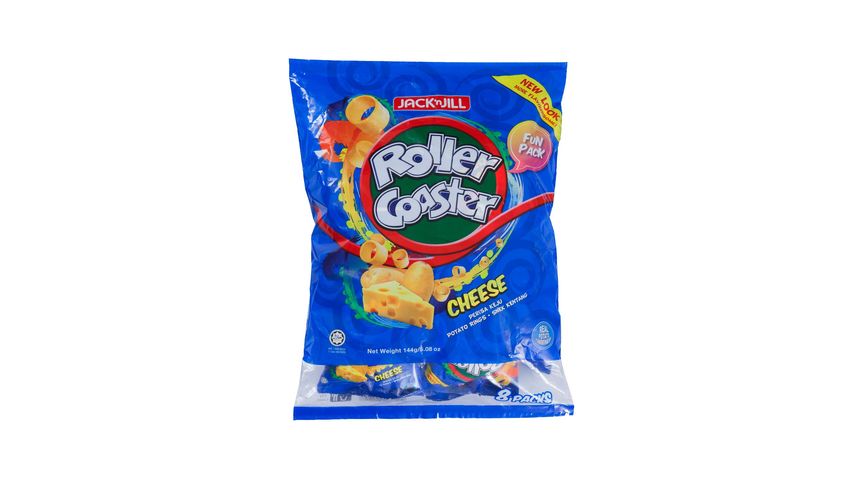 Roller Coaster Cheese Fun Pack 8s 144g