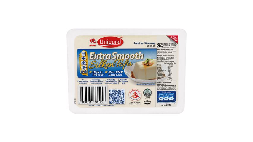 Unicurd Extra Smooth Silken Tofu Box 300g