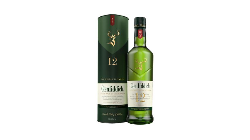 Glenfiddich 12 Year Old Single Malt Scotch Whisky 700ml