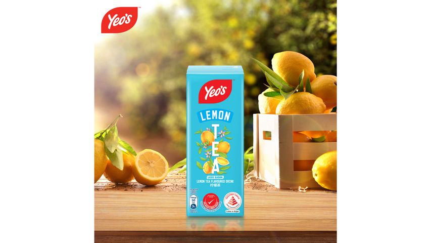 Yeo's Lemon Tea Packets Beverage 6 x 250ml