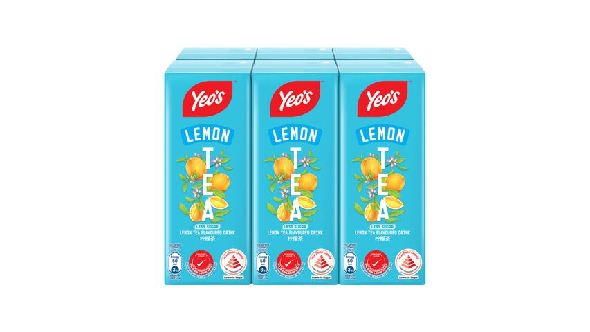 Yeo's Lemon Tea Packets Beverage 6 x 250ml