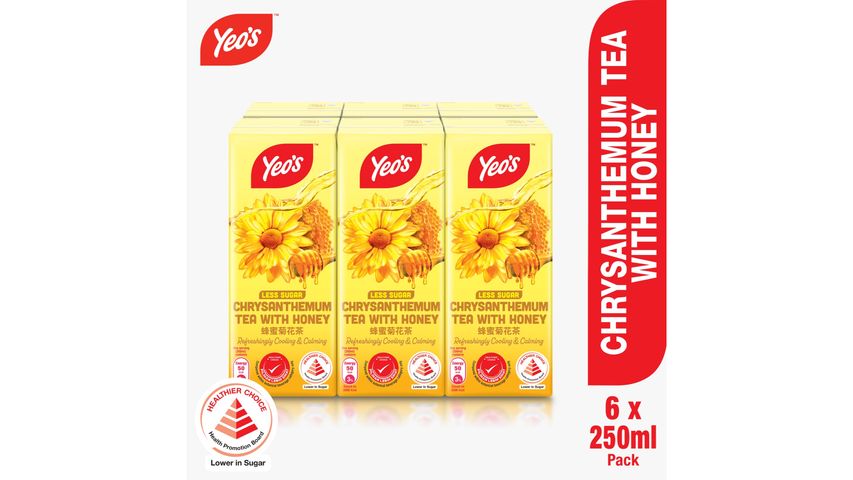 Yeo's Honey Chrysanthemum Tea 6pcs x 250ml