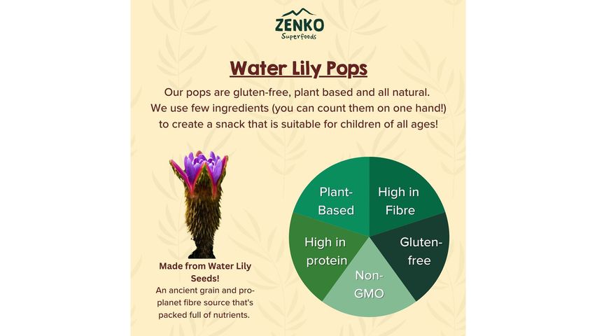 Zenko Superfoods Water Lily Pops - Spicy 28g