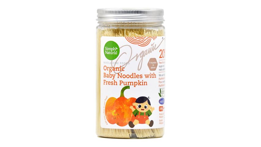 Simply Natural Organic Baby Noodles Fresh Pumpkin (7+ Months) 200g