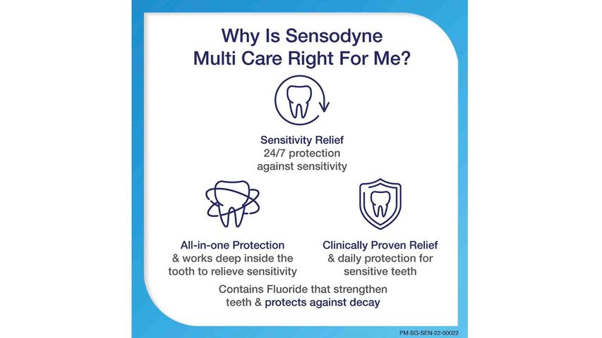 Sensodyne Toothpaste Daily Care, Multi Care  2 x 100g