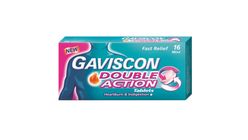 GAVISCON Double Action Chewable Tablet (For Fast Relief of Heartburn & Indigestion) 16s