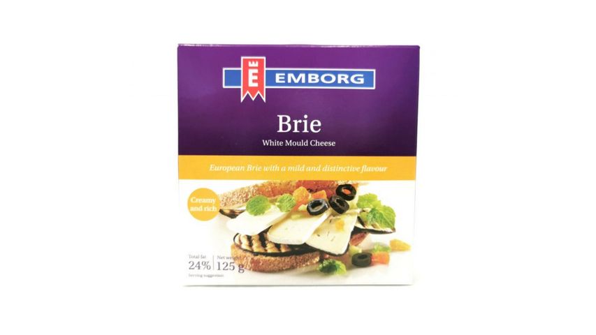 Emborg Danish Brie Cheese 125g