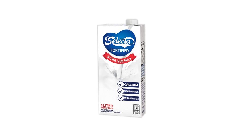 Selecta Fortified Sterilized Milk 1L