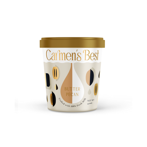 Carmen's Best Butter Pecan Ice Cream Pint 440ml