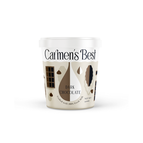 Carmen's Best Dark Chocolate Ice Cream Pint 440ml