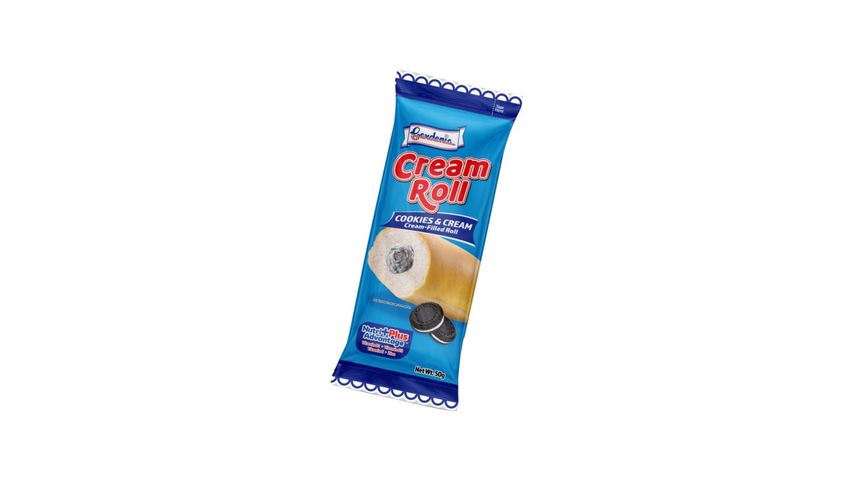 Gardenia Cream Roll Cookies and Cream 50g
