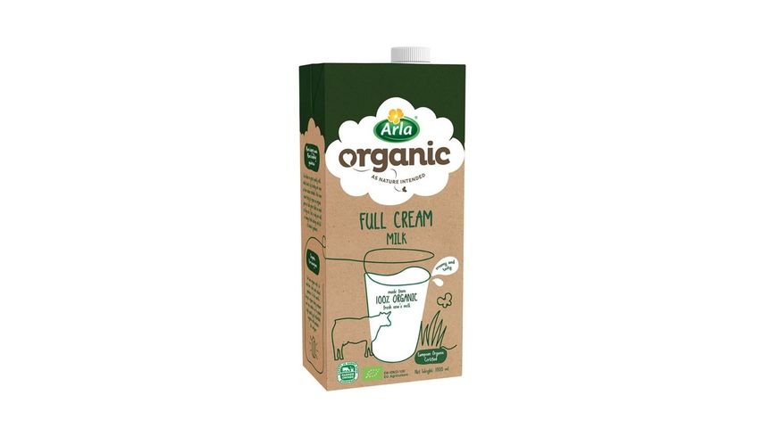 Arla Organic Full Cream Milk 1L