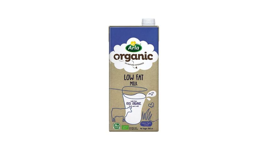 Arla Organic Low Fat Milk 1L