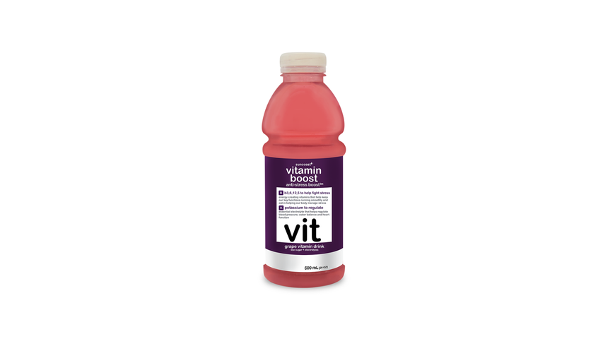 Vitamin Boost Grape Anti-Stress Boost 600ml