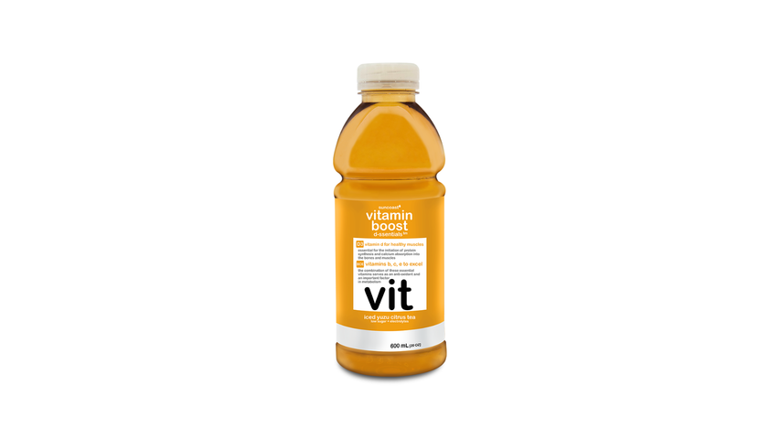Vitamin Boost Iced Yuzu Citrus Tea D-ssentials 600ml